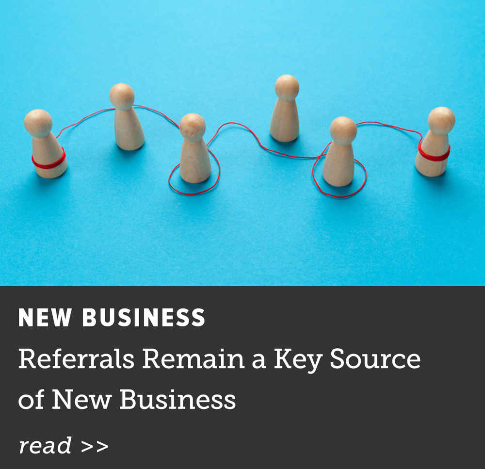 Referrals Remain a Key Source of New Business