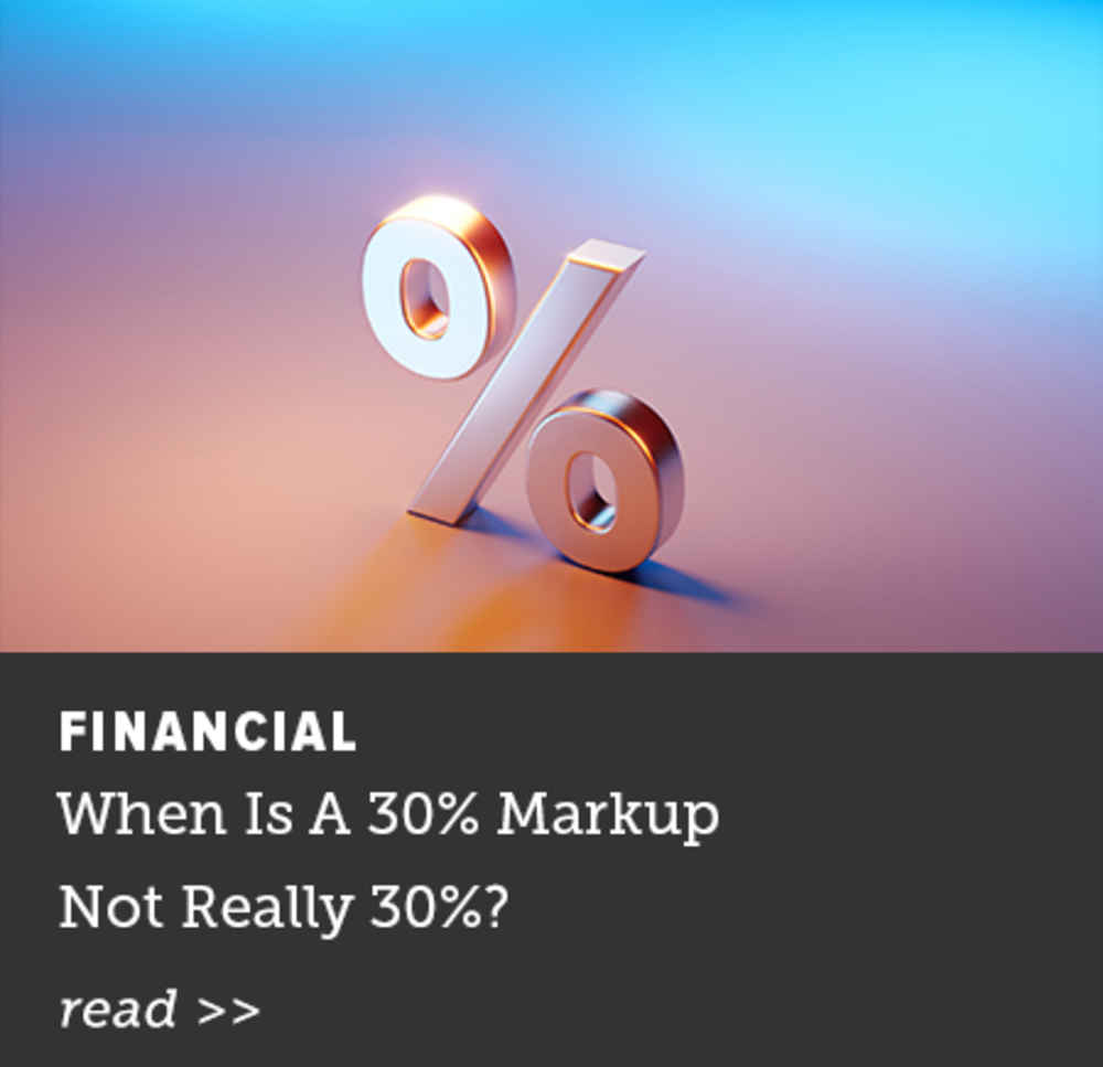 When is a 30% Markup Not Really 30%?