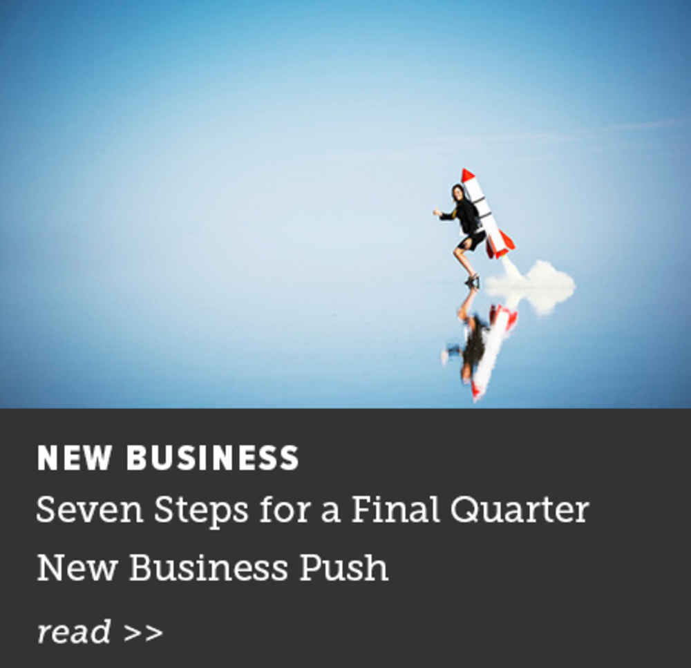 Seven Steps for a Final Quarter New Business Push