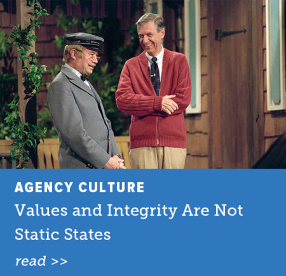 Values and Integrity Are Not Static States
