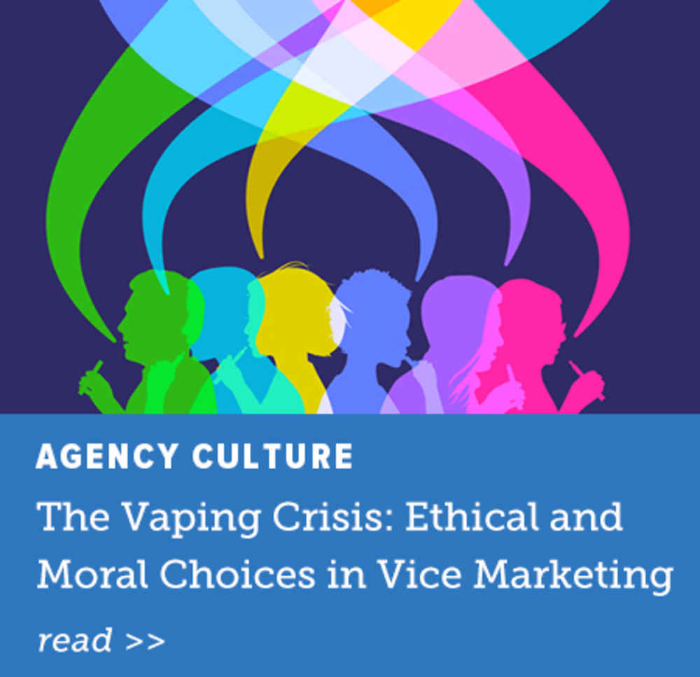 The Vaping Crisis: Ethical and Moral Choices in Vice Marketing